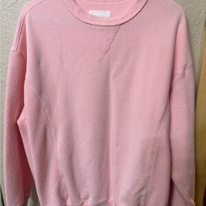 Aerie Blush Pink Fleece Pullover